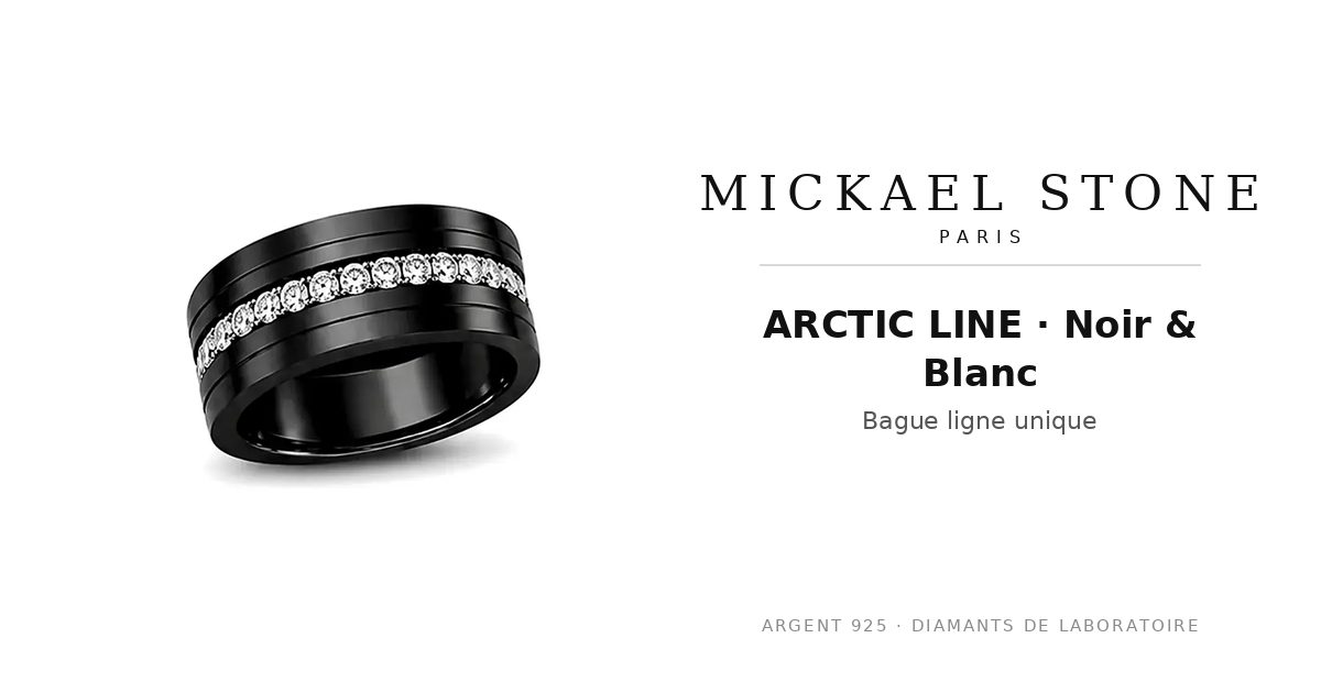 ARCTIC LINE · Noir & Blanc
