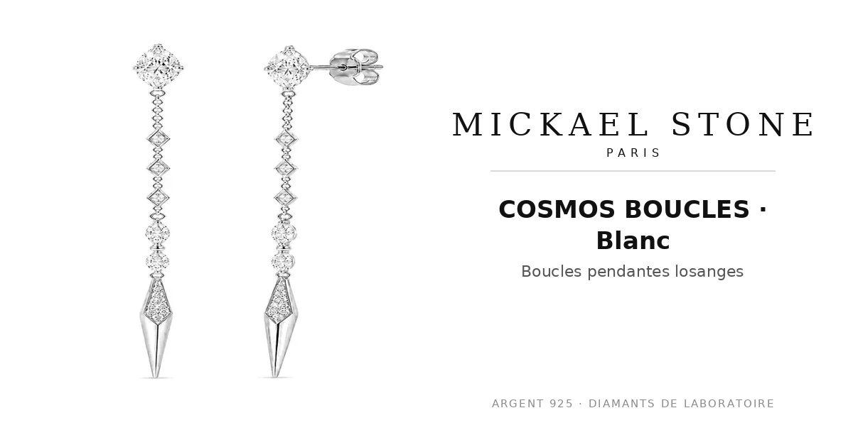 COSMOS BOUCLES · Blanc