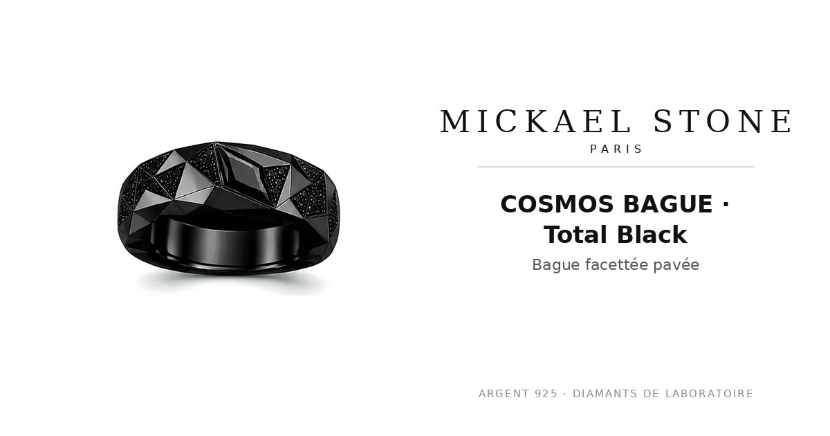 COSMOS BAGUE · Total Black