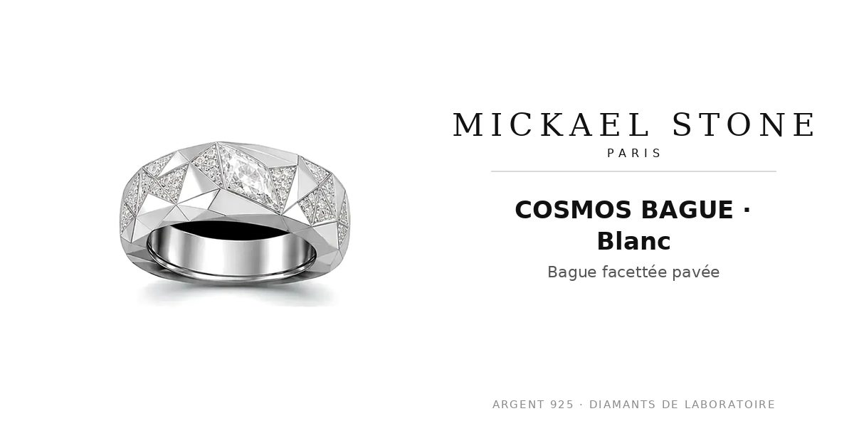 COSMOS BAGUE · Blanc