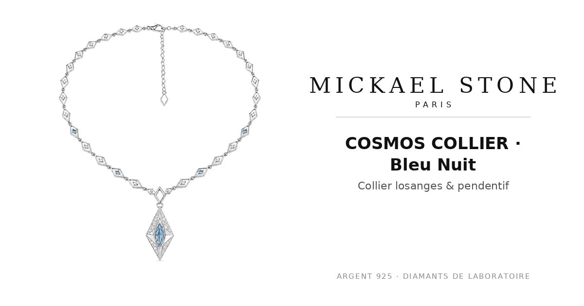 COSMOS COLLIER · Bleu Nuit