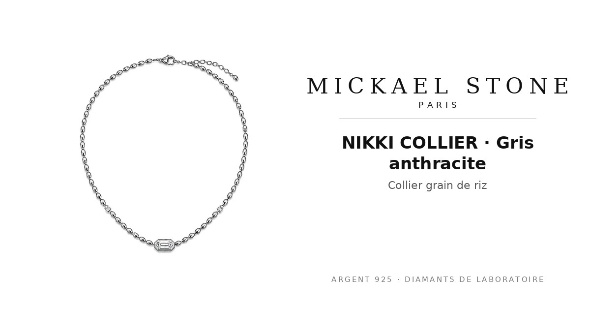 NIKKI COLLIER · Gris anthracite