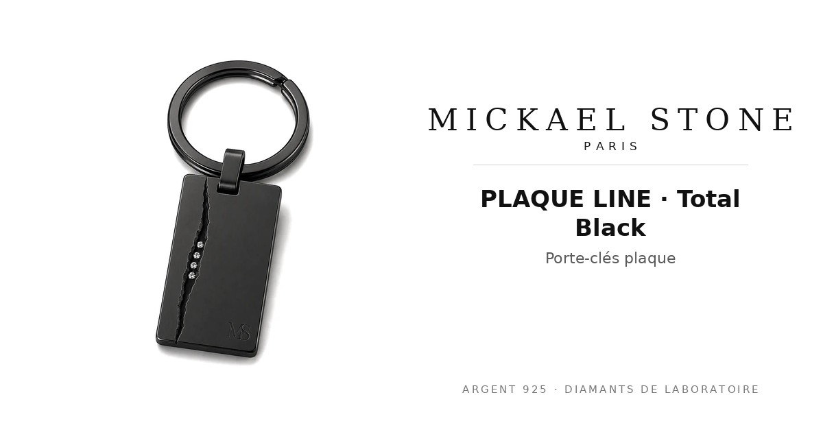 PLAQUE FAILLE · Total Black