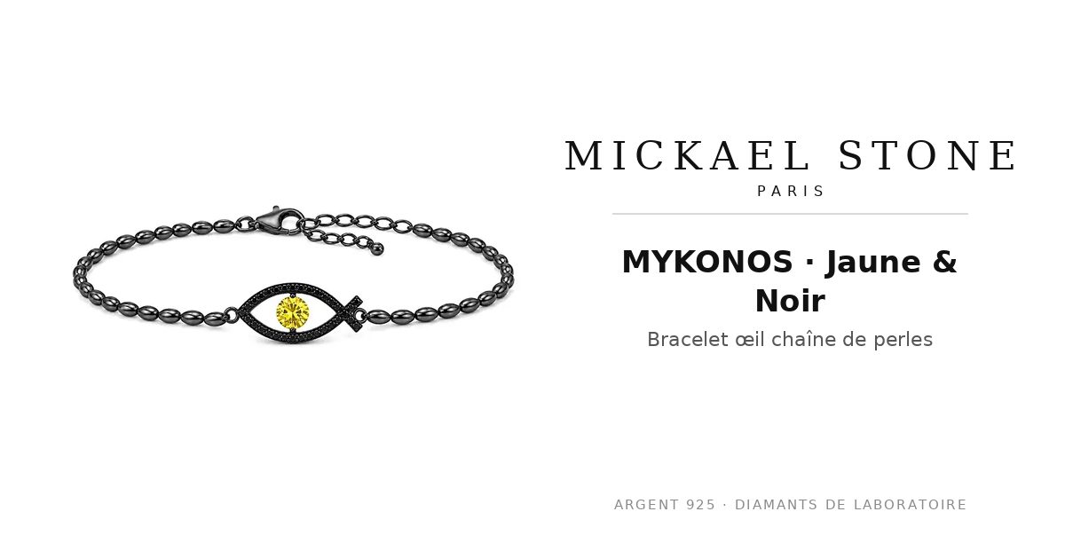 MYKONOS · Jaune & Noir