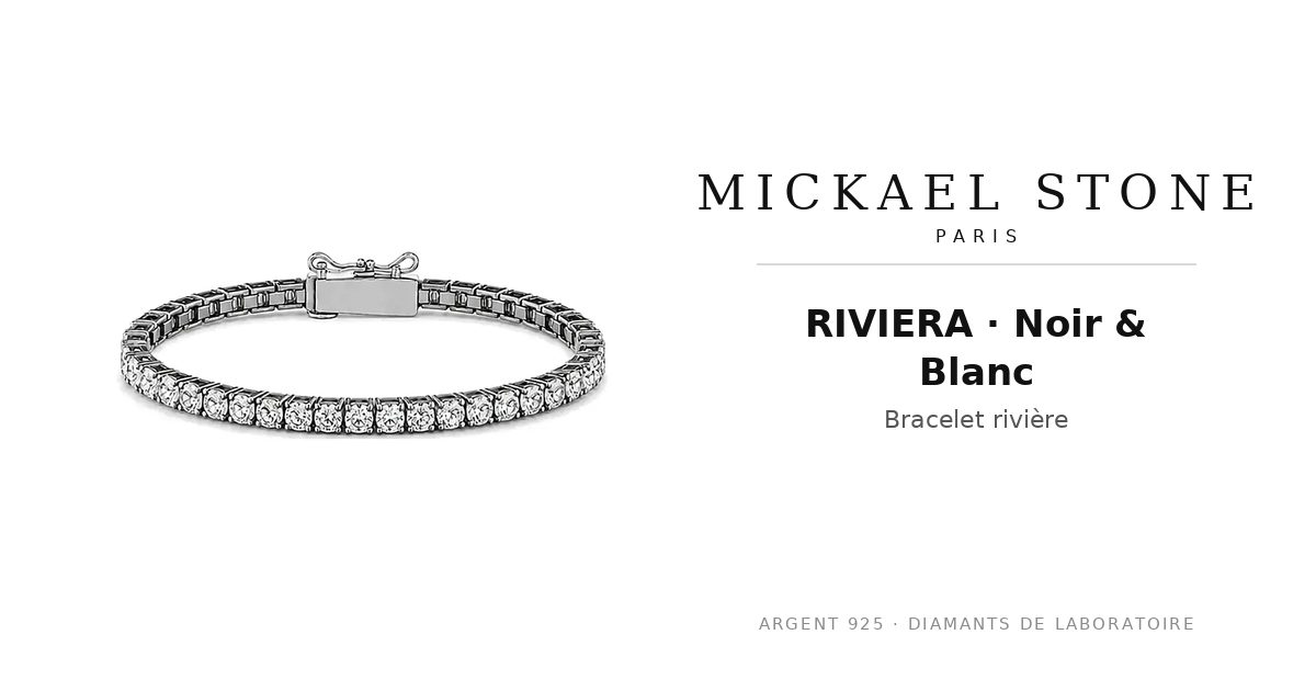 RIVIERA · Noir & Blanc