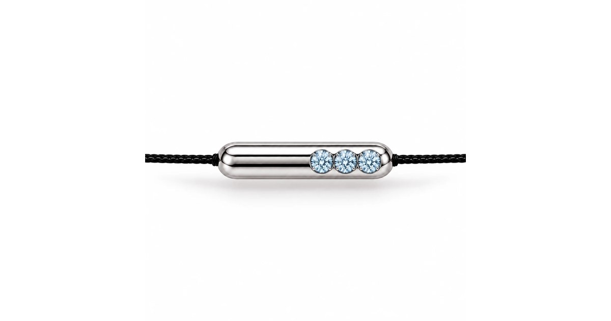 TALISMAN CAPSULE · Diamants bleu ciel
