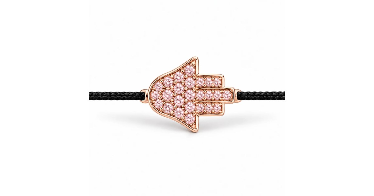 TALISMAN HAMSA · Or rose