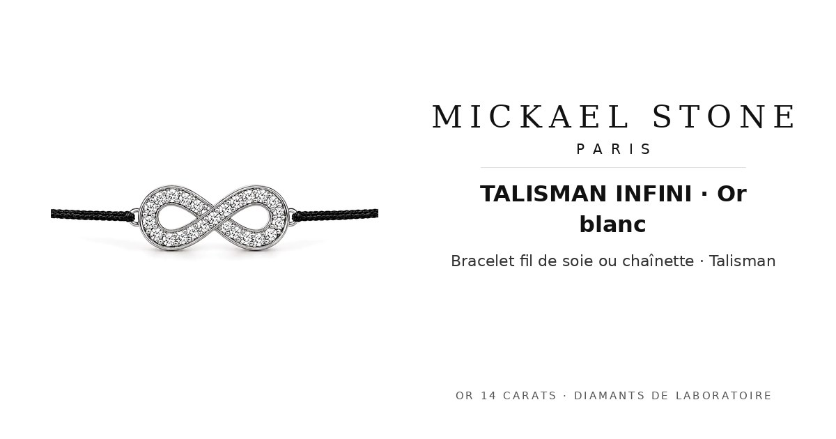 TALISMAN INFINI · Or blanc